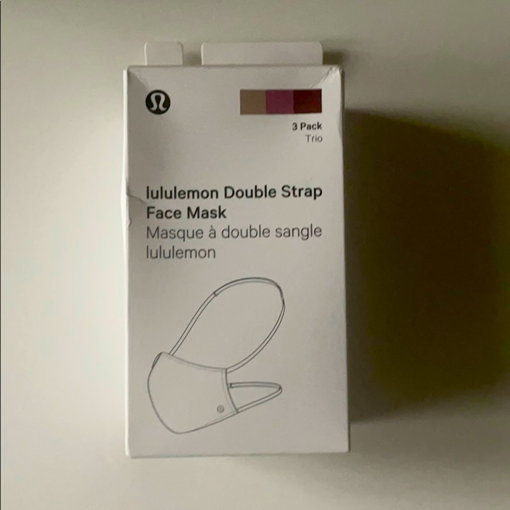 Lululemon NEW facemasks 3 pack